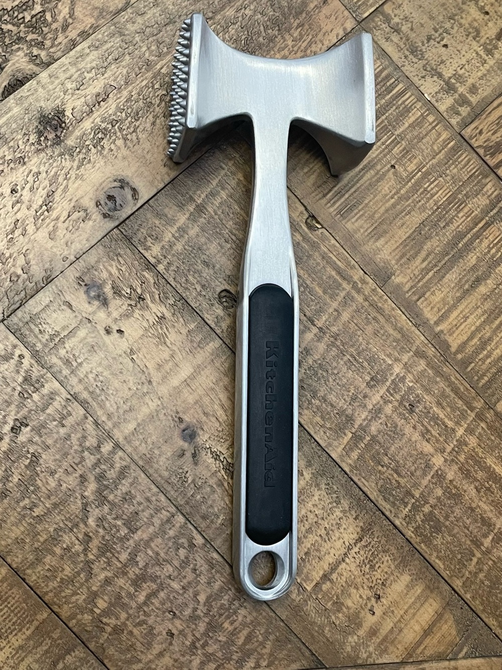 KitchenAid Metal Meat Tenderizer with Black Grip